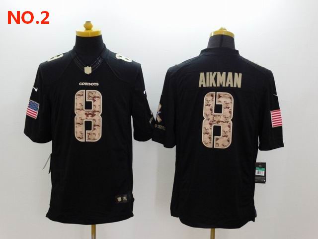 Men's Dallas Cowboys #8 Troy Aikman Jerseys NO.2;